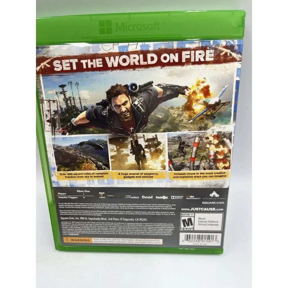 Just Cause 3 (Microsoft Xbox One, 2015)